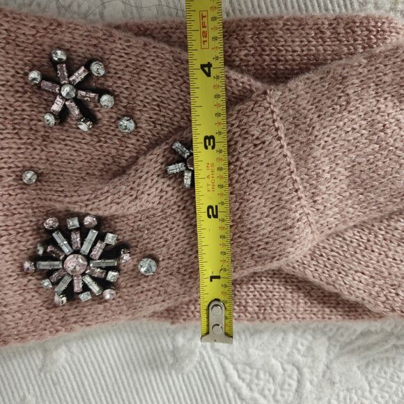 Victoria Secret Winter Angel Pink Rhinestone Headband Snowflake Sparkle Jewels - Picture 5 of 8